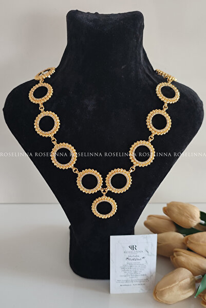 ROSELİNNA 11 Çeyrekli Burgu Zincirli Kolye, Çeyrekli Kolye| Dorika Model