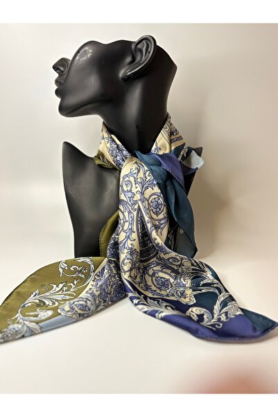 BHR AKSESUAR Patterned Square Scarf (70X70 cm)
