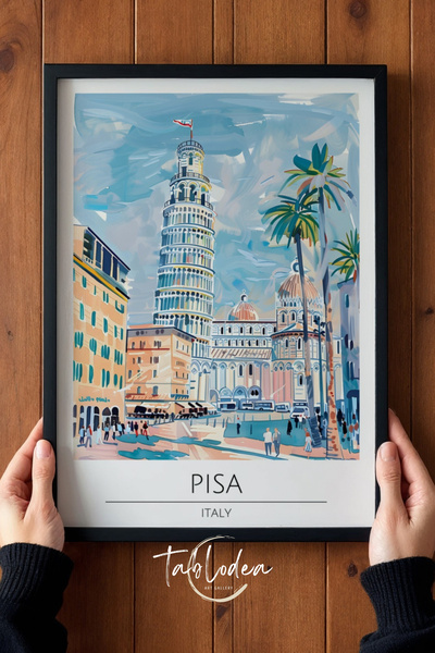 tablodea Pinterest Stil retro Italia Turnul înclinat din Pisa Tablou, TD Pint...