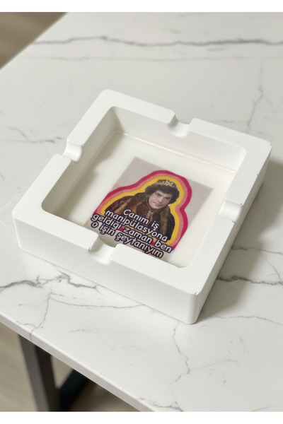 Boketto Opus Prince Series Funny Slogan Ashtray - Gift Fun Decorative Item