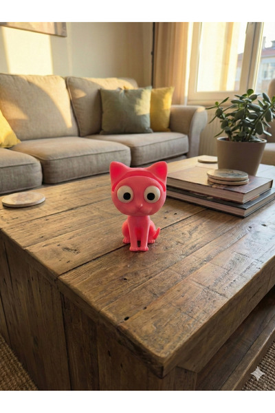 etkrtl - Cute Decorative Pink Cat Glasses Desktop Holder