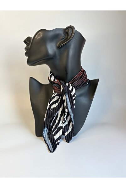 BHR AKSESUAR Eșarfă pătrată cu model plisat (45x45 cm)