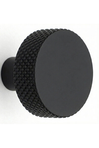 Özen Metal Özen 9129 Matte Black Metal Furniture Button