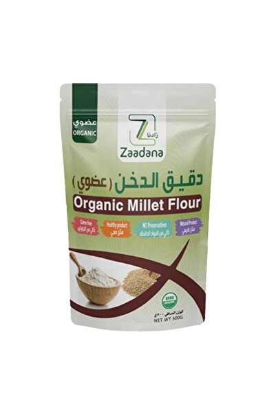 Zaadana دقيق الدخن الطبيعي من زادنا ٥٠٠ غرام