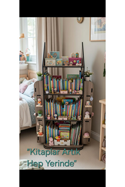 bahadır grup Döner kitaplık dört katlı