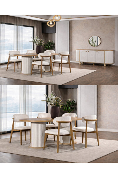 inegölmobilyası Bohem Yemek Odası Takımı