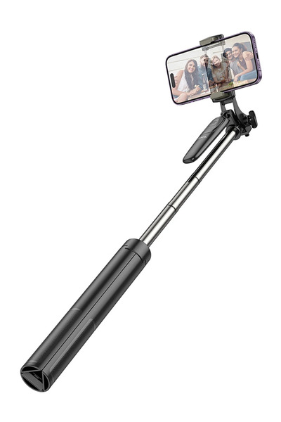 hoco. K19 1.57m Broadcast Holder Selfie Stick - Black