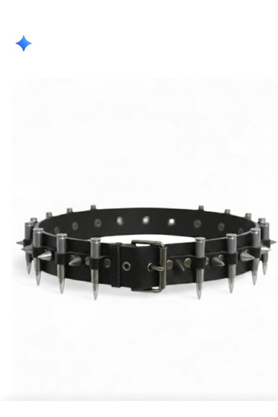 targay Gothic Punk Rock Gurunge Metallica Style Bullet Belt