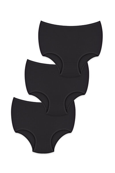 KoNFoRX Women's Panties High Waist 3-Pack - Everyday Use, Cotton, Underwear D...