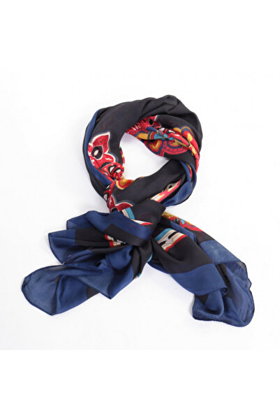 OEM Black scarf with floral pattern Riola