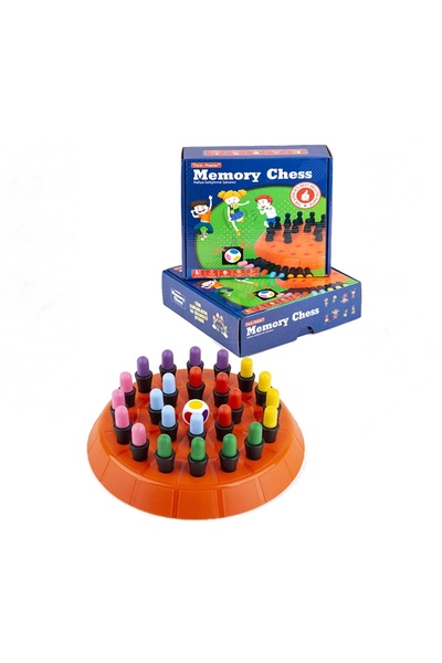 HAPPENS Memory Chess Zeka Oyunu, Renklerle Hafıza Ve Zihin Geliştirme Satranc...