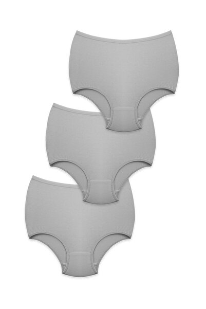 KoNFoRX سراويل داخلية نسائية عالية الخصر، 3 قطع - للاستخدام اليومي، قطن، ملاب...