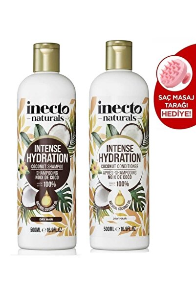 inecto Naturals Coconut Şampuan 500 ml & Saç Kremi 500 ml 2Lİ SET
