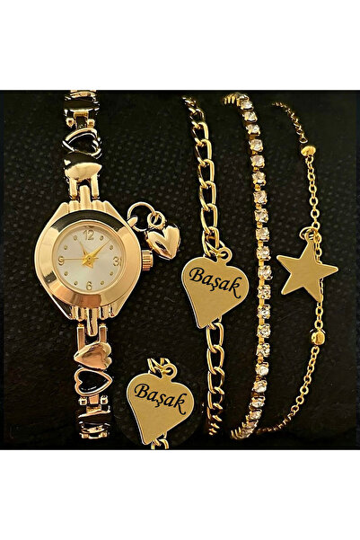 Bika Time Kadın Kol Saati Kişiselleştirilebilir. + 3 ADET BİLEKLİK-ALTIN+GÜMÜ...