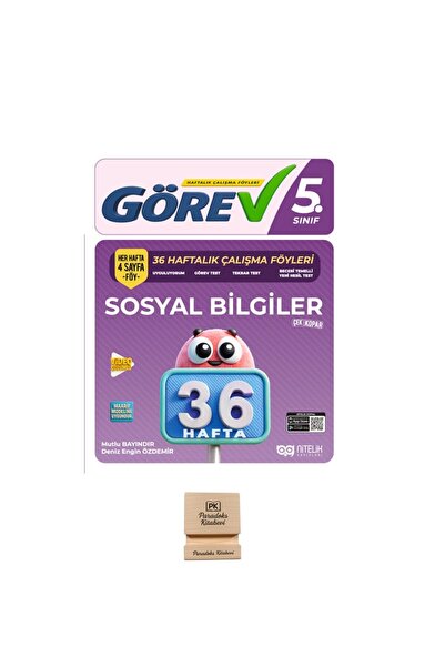 Nitelik Yayınları 5. Sınıf Görev Sosyal Bilgiler 36 Haftalık Çalışma Föyleri ...