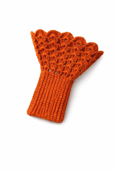 BYFASHION Kişiye Özel Örme Vintage Parmaksız Eldiven