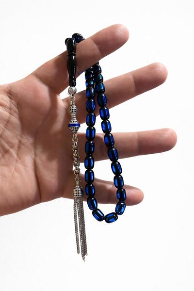 KEHRİADANA TESBİHCİLİK Kehriadana Tesbihçilik Gece Mavisi 925 ayar gümüş püsk...