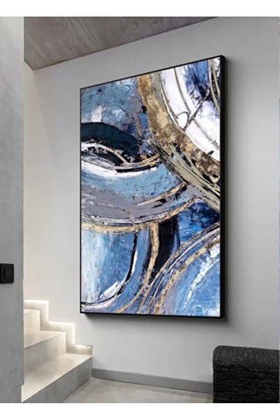 lawhat لوحات فنية تجريدي مطبوعة على قماش الكانفس موديل ( 2141)