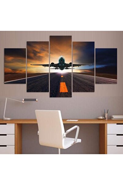 lawhat لوحات فنية (طيارة ) مطبوعة على قماش الكانفس موديل ( 1127)