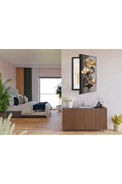 lawhat لوحة اخفاء الطبلون فن تجريدي مطبوعة على قماش الكانفس موديل ( 2348-T)