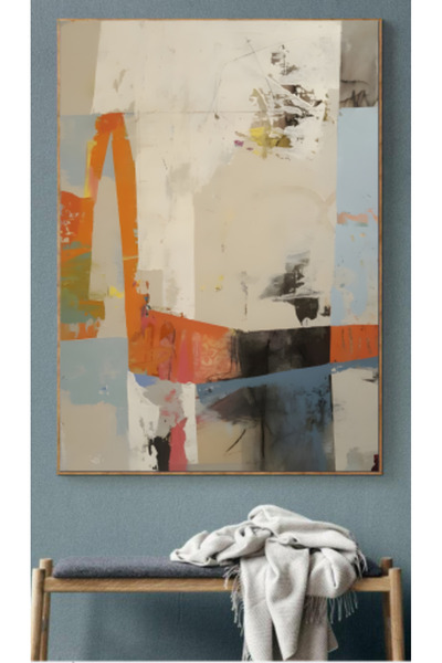 lawhat لوحات فنية رسم يدوي معجون مودرن