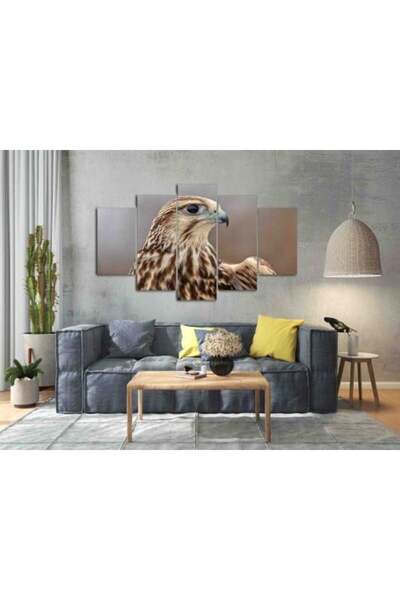 lawhat لوحات فنية الصقر مطبوعة على قماش الكانفس موديل (670)