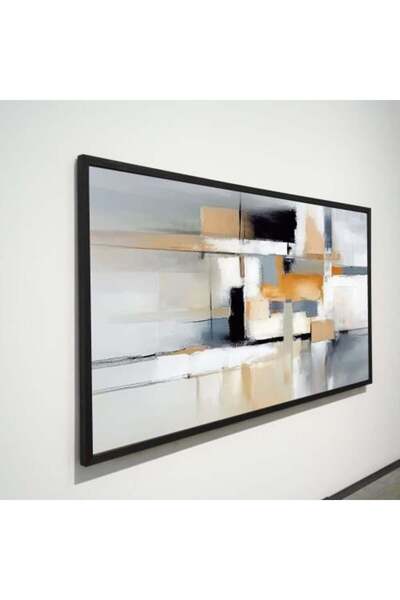 lawhat لوحات فنية مطبوعة تجريدي على قماش الكانفس موديل ( 2557)