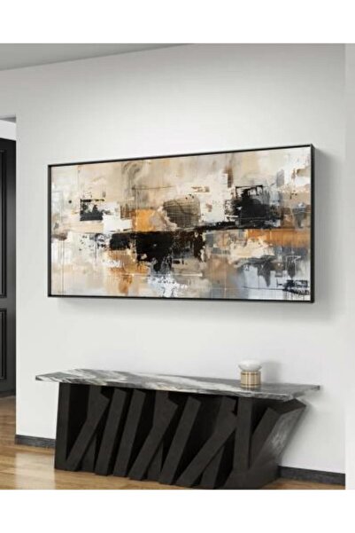 lawhat لوحة ديكور منزلي تجريدية مطبوعة على قماش الكانفس موديل (2864)