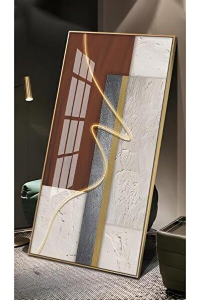 lawhat لوحات فنية تجريدي مطبوعة على قماش الكانفس موديل ( 2362)