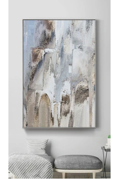 lawhat لوحات فنية تجريدي مطبوعة على قماش الكانفس موديل ( 2316)