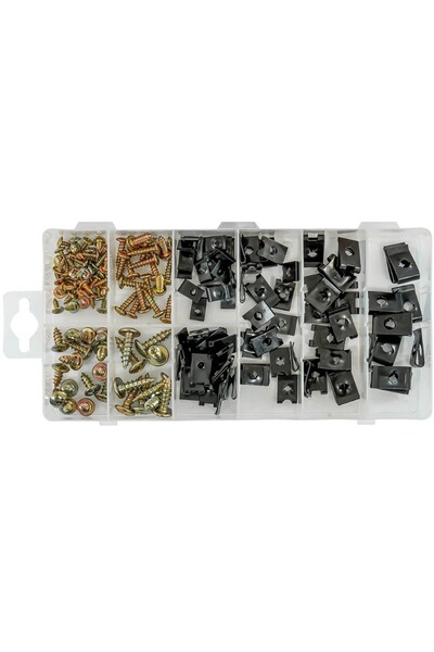 VERKE Screw and clamp set, Verke, V06714, 170 pcs
