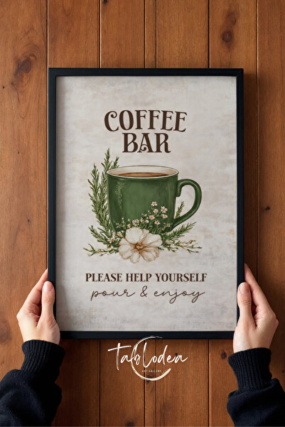 tablodea Pinterest Stil vintage Coffee Bar Tabel decorativ pentru colțul de c...