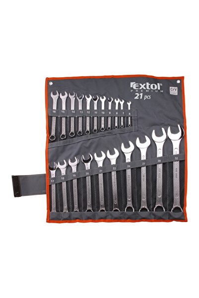 Extol Premium Combination spanners 6-32mm, EXTOL PREMIUM, 6335, CrV, 21pcs