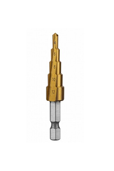 Hogert Conical drill bit, HT6D321, 4-12 mm, HSS, for wood/metal