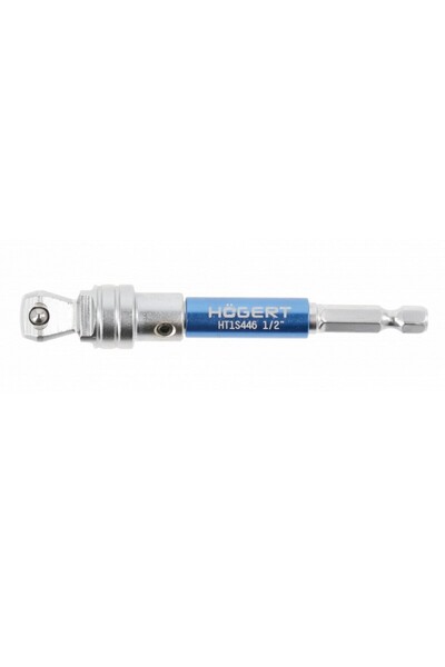 Hogert Adaptor pentru biți, Hogert, 1/2", cu acționare de 1/4", CrV, 100 mm