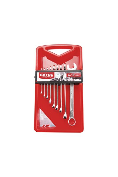 Extol Premium Chei combinate 6-19mm, EXTOL PREMIUM, 6352, CrV, 9 bucăți