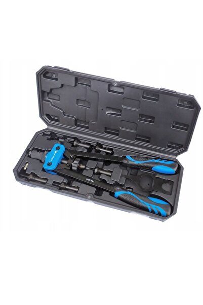 Hogert Clește pentru nituri pop, Hogert, 360 mm, cu 6 piulițe nituitoare