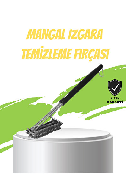 İsmiyle Al Bellafusıon Mey Import ®   Barbecue Grill Cleaning Brush with Stai...