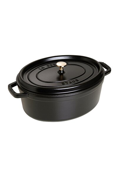 STAUB LA Cocotte Mini Oval 250 ML Czarna Kokilka Naczynie DO Zapiekania Żeliw...