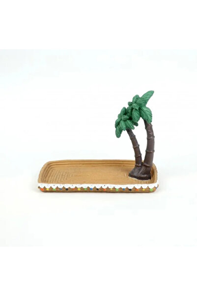 Generic Palm tree design decorative serving dish