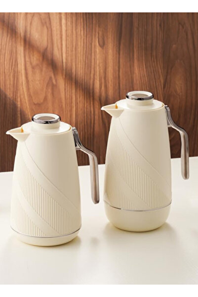 ALQANNAS Set of 2 High-Quality Tea & Coffee Thermoses, 1 L & 0.7 L Capacity