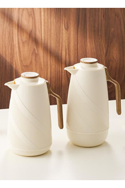 ALQANNAS Set of 2 High-Quality Tea & Coffee Thermoses, 1 L & 0.7 L Capacity