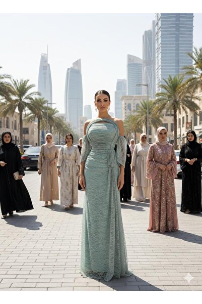 BTROON Lace evening dress