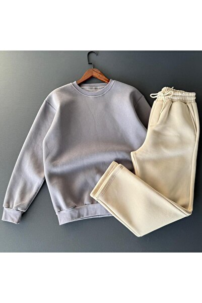 Beylerce Three-Thread Sweatshirt-Sweatpants Set 2-Piece Product