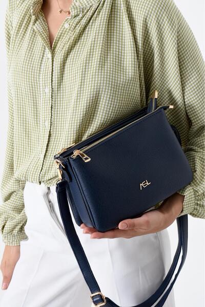 KIRASE Women's Multi-Compartment Stylish Quality Leather Crossbody Bag Suitab...