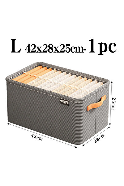 Choice منظم ملابس رمادي سميك قطعة واحدة، مناسب لتخزين البناطيل والكنزات، وخزا...