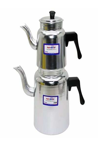 ışık tedarik NURAKLAR ( NO-3 ) LÜKS ALÜMİNYUM ÇAYDANLIK TAKIMI