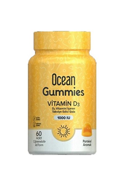 Orzax Ocean Gummıes Vıtamın D3 1000 Iu Cığ. Jel Form