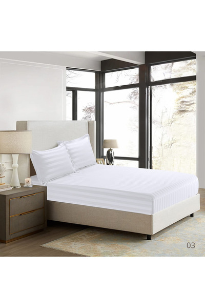 Diamond House Company Egyptian cotton hotel-quality elasticized sheet – one p...