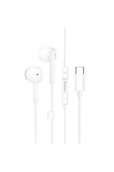 Hoco Mâini libere USB-C M95, Alb